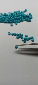 Turquoise naturelle d'Arizona Sleeping Beauty, cabochons lisses de forme ronde, taille 3 mm, pierres précieuses pour la fabrication de bijoux, prix de gros en vrac - Product Image 3
