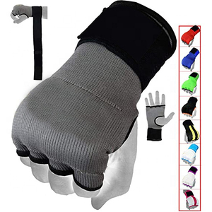 Gants de boxe personnalisés en gel rembourrés pour Muay Thai, vente en gros, avec logo, bandages de boxe en gel rembourrés, sous-gants, bandages rapides - Product Image 6
