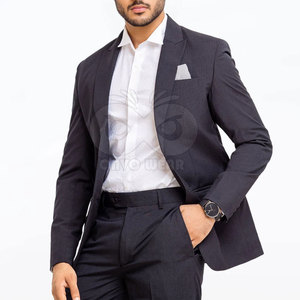 Stylish Men 2 Piece Suit Slim Fit Formal <b>Blazer</b> Trousers <b>Set</b> Custom Logo Business Wedding Party Clothing - Product Image 5