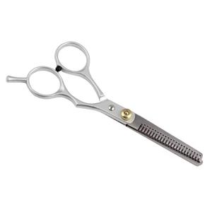Ciseaux de coiffure professionnels Morje, en acier inoxydable, lame tranchante, pour droitiers, manche moyen, légers - Product Image 2