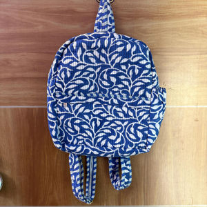 Bolso de Hombro de Viaje Portátil, Ecológico y Duradero, Hecho a Mano en India, de Algodón Acolchado, con Estampado Floral, para Mujer, Adolescente, Mochila Escolar - Product Image 1