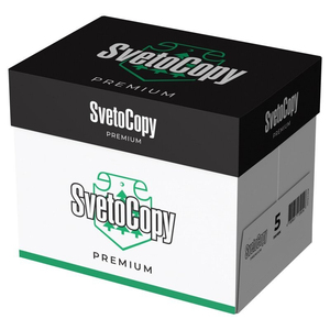 กระดาษถ่ายเอกสารคุณภาพเยี่ยม SVETOCOPY เยื่อไม้แท้ 100% 80 แกรม ขนาด A4 - Product Image 1