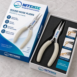 Alicates Profesionales de Punta Redonda de Acero Inoxidable para Joyería, Herramienta para Doblar Alambre y Formar Lazos - Product Image 6