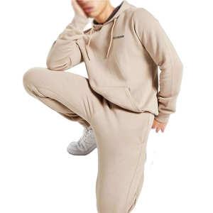 Survêtement à capuche pour homme, nouvelle mode, chaud pour l'hiver, grande taille, motif uni, logo personnalisable - Product Image 1