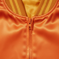 Veste de sport en satin personnalisée de qualité supérieure |   Blouson bomber de baseball vierge sans marque |   Sublimation bicolore or et jaune à deux manches