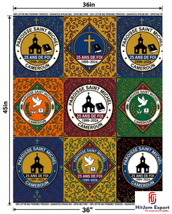 Premium Customized African Wax Print Fabric Supplier Church Anniversary Celebration Convention Textile Manufacturer - Product Image 6