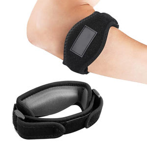 Attelle de coude de golf personnalisée avec logo pour le soutien de l'avant-bras, sangles de compression pour le coude pour le golf, le pickleball et les entraînements en salle de sport, avec coussinets - Product Image 1