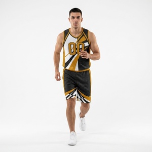 Premium Custom Sublimation Basketball Uniform Full Kit Breathable Mesh Team Basketball Jersey Reversible <b>Athletic</b> Shorts - Product Image 2