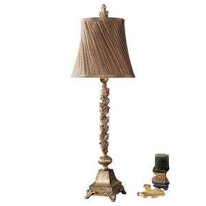 High Quality Two-Tone Bronze Finish With White Bell Shade Classic Vintage Resin Bedside <b>Desk</b> Lamp For Living Room Bedroom Decor - Product Image 3