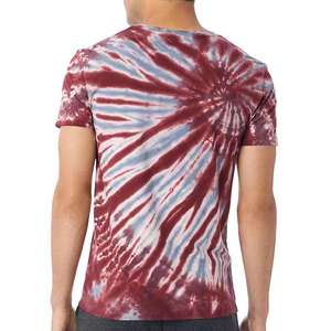 Camiseta multicolor con estampado Tie Dye personalizada al por mayor para hombre, camiseta de manga corta en venta, disponible en todos los colores y tallas. - Product Image 1