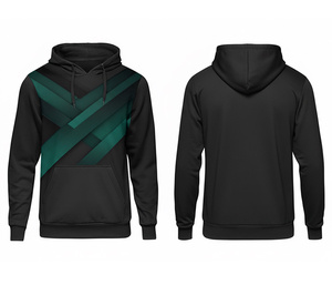 Sweat à capuche personnalisé avec logo par sublimation, style streetwear – Sweat à capuche personnalisé pour équipe, hommes, femmes, jeunes, veste à capuche d'entraînement, vêtements de sport - Product Image 4