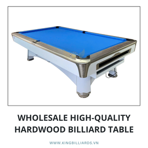 Table de billard de luxe King 9025 de 9 pieds avec poches en cuir véritable, table de billard OEM ODM - Product Image 4