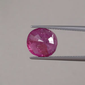 Rubí Natural Rosa al por Mayor, Gema Suelta de 5.75 Quilates, Corte Brillante Grado AAA, 11x10mm, Certificado IGI, para Fabricación de Joyería Fina - Product Image 3