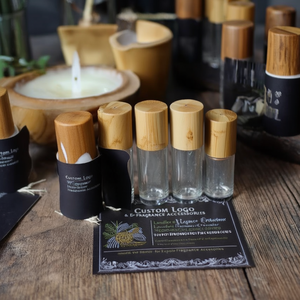 Custom Logo Luxury Fragrance <b>Container</b> Handmade Eco-Friendly Wooden <b>Perfume</b> Bottle for Export Candle Fragrance Accessories - Product Image 3