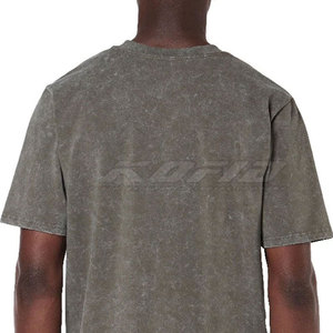 Camisetas de Hombre con Estilo, Lavado Ácido, Algodón Suave, Cuello Redondo, Manga Corta, Relajadas, Moda Urbana, Colección de Ropa Casual - Product Image 6