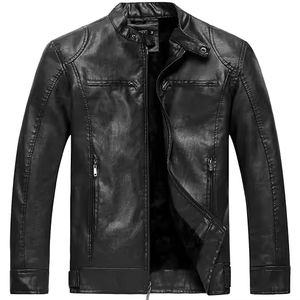 Chaqueta de Invierno de Cuero Transpirable de Alta Calidad |   Chaqueta de Piel para Exteriores, Cálida, Ecológica y Resistente al Viento |   OEM al por Mayor - Product Image 1