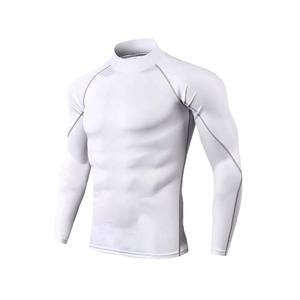 T-shirt de Sport moulant à manches longues pour homme, nouveau modèle à séchage rapide, de course à pied, de musculation et de Fitness - Product Image 1