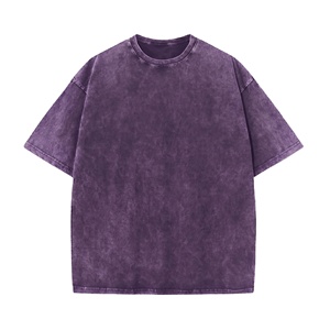 T-shirts pour hommes en coton 100% tricoté, respirant, coupe classique, manches courtes, effet délavé, fabriqués au Pakistan, personnalisez vos propres t-shirts - Product Image 1