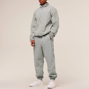 Proveedor de Conjuntos Cortavientos de Alto Rendimiento, Chaqueta y Pantalones Deportivos Transpirables para Exteriores, Fabricación OEM ODM - Product Image 1