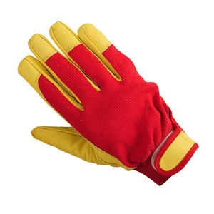 ถุงมือประกอบงานอุตสาหกรรม ผลิตในปากีสถาน สำหรับงานประกอบยานยนต์ ช่างยนต์ ถุงมือนิรภัย พร้อมแถบรัดข้อมือแบบยืดหยุ่นและแถบเวลโคร - Product Image 5