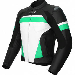 Protective Breathable Printed Customizable Unisex Motorbike Jacket Cowhide Leather High Quality Comfortable Enhanced Safety Full - Product Image 2