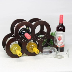 Porte-vin en bois de Sheesham sculpté à la main pour 6 bouteilles |   Vente en gros à Moradabad - Product Image 2