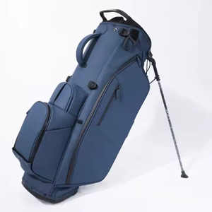 Nouveauté : Sacs de golf unisexes de haute qualité en cuir véritable, durables, avec motif géométrique de style vintage et broderie de logo personnalisée - Product Image 4