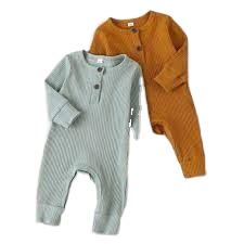 Mignon nouveau-né fille barboteuse solide motif tricoté Triangle body avec bandeau pour les fêtes d'été bouton pression fermeture - Product Image 6