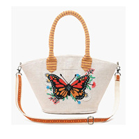 Gaya Bohemian India buatan tangan manik-manik wanita tas Clutch tas bahu belanja malam elegan Boho