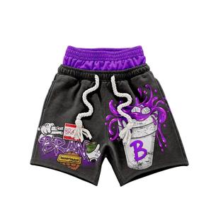 Conjunto Deportivo Tejido con Capucha Unisex SPLENDID APPAREL, Estampado Digital, Ropa Urbana, Manga Larga, Pantalones Cortos, Poliéster, Ropa de Otoño - Product Image 2