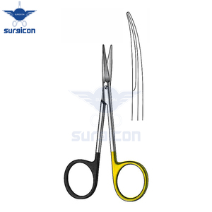 Ciseaux Siegert 11,5 cm / 4-1/2 pouces, ciseaux à lame courbée dentelée, Super Cut TC pour une dissection précise des tissus - Product Image 2