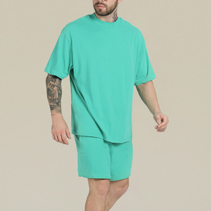 Custom Shorts and T Shirt <b>Set</b> Men Plain T-Shirt and Shorts <b>Set</b> for Men Customized Logo Printing - Product Image 1