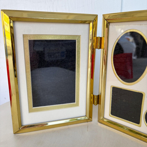 Elegant Customizable Gold-Color Brass Photo Stand Rectangular Table Top <b>Metal</b> Photo <b>Frame</b> Popular Design for Home Decorative - Product Image 4