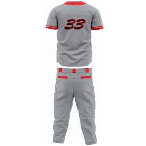 Conjunto de Uniforme de Béisbol para Hombre, Personalizado con Impresión, Pantalones y Camiseta Ligeros, Transpirables, de Poliéster, sin Mangas, Cintura Elástica - Product Image 3