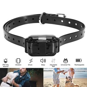 Collare da addestramento impermeabile per cani in silicone, 3 modalità, IP67, portata 800m, ricaricabile, con scossa, vibrazione e segnale acustico - Product Image 2