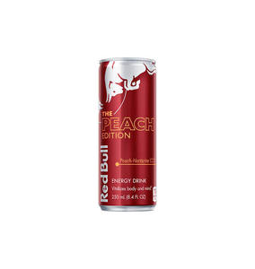 Boisson énergisante Red Bull Peach Edition saveur pêche 250ml, vente en gros, export B2B - Product Image 3