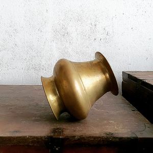 Luxurious Selling Brass Lota Kalash Ayurvedic Water Drinking <b>Drinkware</b> Ayurvedic Health Benefits Authentic Pooja <b>Accessories</b> - Product Image 1