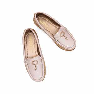 Mocassin de cérémonie doré pour filles KD2352 pour robes de club - Product Image 1
