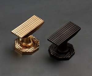 Designer Round Solid <b>Brass</b> Cabinet <b>Knob</b> with Grid Pattern <b>Antique</b> gold Finished Furniture Handle Durable Drawer Pull Hardware - Product Image 2