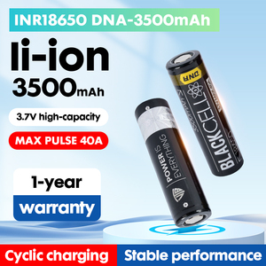 INR 18650 Blackcell 3500mAh <b>3.7V</b> Li-ion <b>Battery</b> for Power Tools - Product Image 2