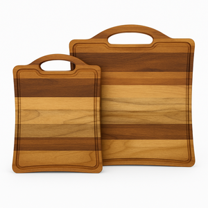 Extra Large Acacia Wood Cutting Board with Handle Solid Wood <b>Kitchen</b> Serving Chopping Board Food Grade OEM Supplier - Product Image 4