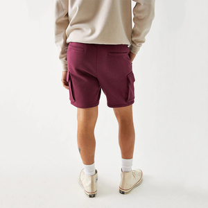 Pantalones Cortos Casuales de Verano para Hombre, 100% Algodón, 230 Gramos, Textura Ondulada, Cordón Ajustable, Corte Holgado, Logotipo Personalizado para Hombre y Mujer - Product Image 4