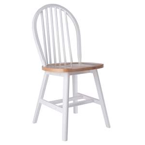 Windsor 2-Piece Natural and White <b>Dining</b> <b>Chair</b> Set - Product Image 2