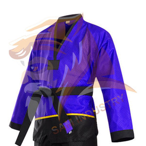 Ensemble d'uniformes de Taekwondo neufs, sur mesure, à manches longues, respirants et légers, en polyester/coton - Product Image 4