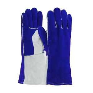 Guantes de Soldadura de Cuero Reforzado, Protección Industrial para las Manos, Forro de Espuma, Guantes para Barbacoa, Horno y Panadería - Product Image 1
