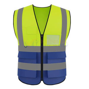 Gilet de travail pour hommes, haute visibilité, vêtements de travail de sécurité, respirant, léger, durable, confortable, gilet de sécurité réfléchissant - Product Image 2
