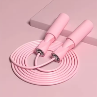 Cuerda de Saltar Ajustable con Peso y Mango de ABS, 2.5 Metros de Longitud, para Ejercicio en Casa, Equipo de Fitness Unisex