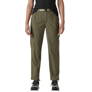 Pantalon cargo d'extérieur personnalisé pour femme en nylon recyclé extensible à séchage rapide, pantalon cargo utilitaire de randonnée coupe décontractée, fabricant OEM - Product Image 6