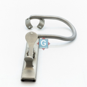 Écarteur buccal en acier inoxydable, instrument chirurgical ORL, manuel, classe I - Product Image 1