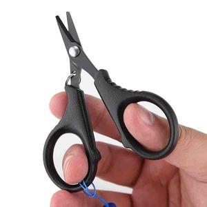 Ciseaux de pêche à la mouche en acier inoxydable avec poignée ABS pour la pêche en rivière et en mer, coupe-tresse - Product Image 5